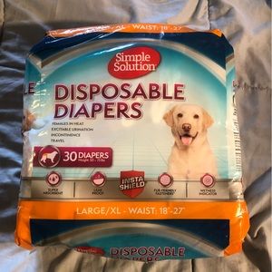 Simple Solution Disposable Female Dog Diapers
